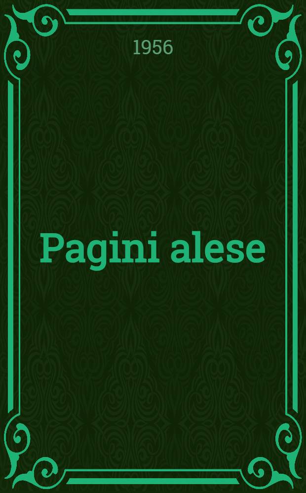 Pagini alese