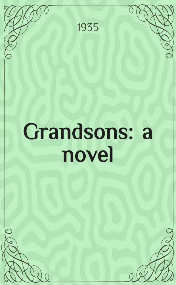 Grandsons : a novel
