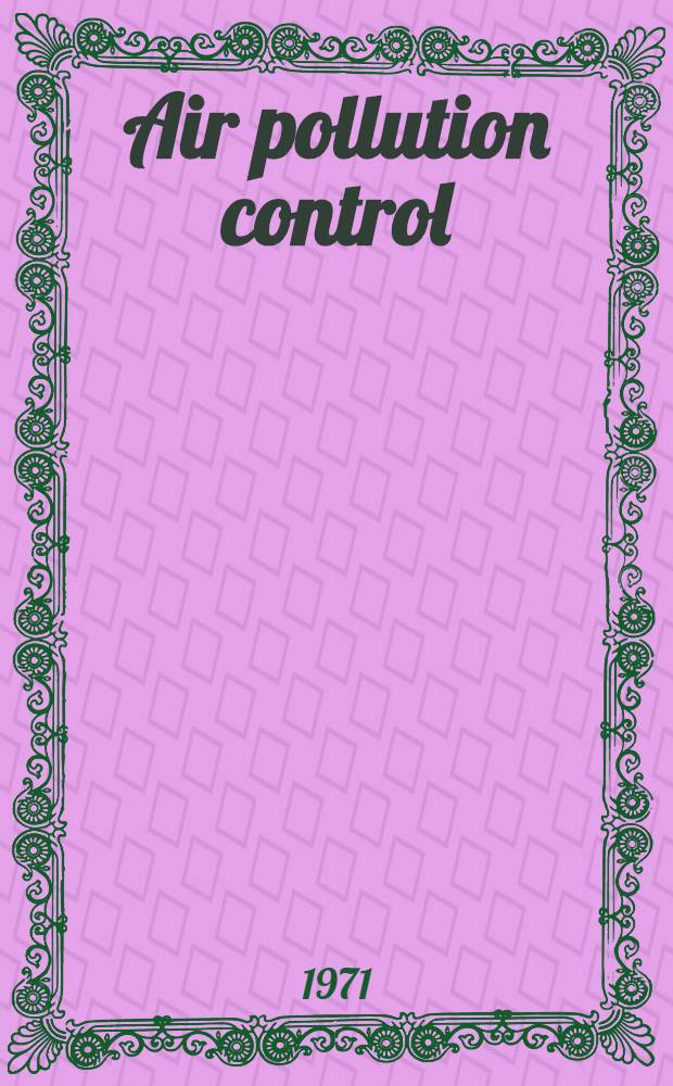 Air pollution control