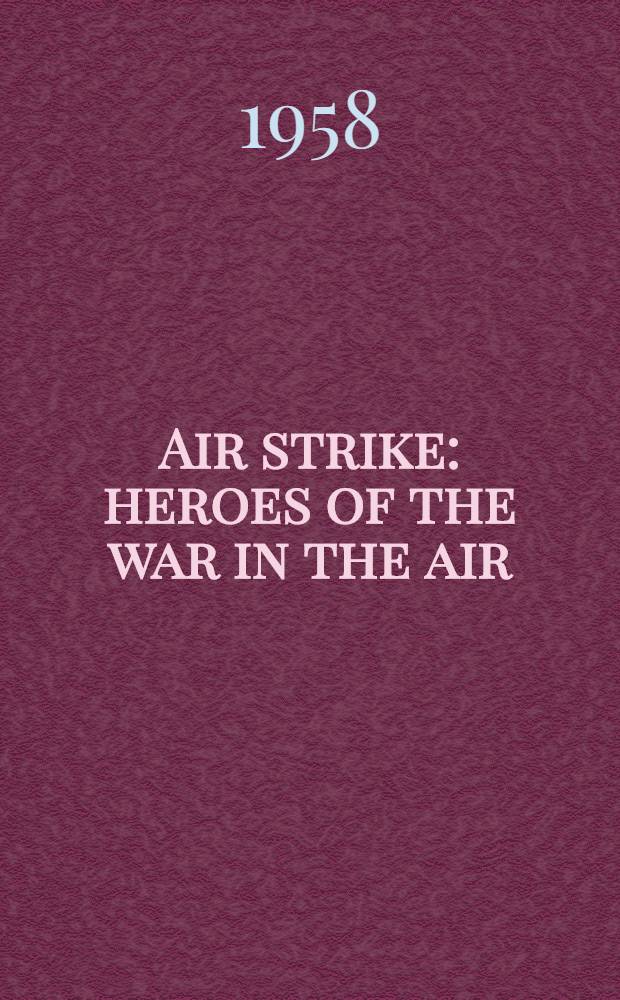 Air strike : heroes of the war in the air