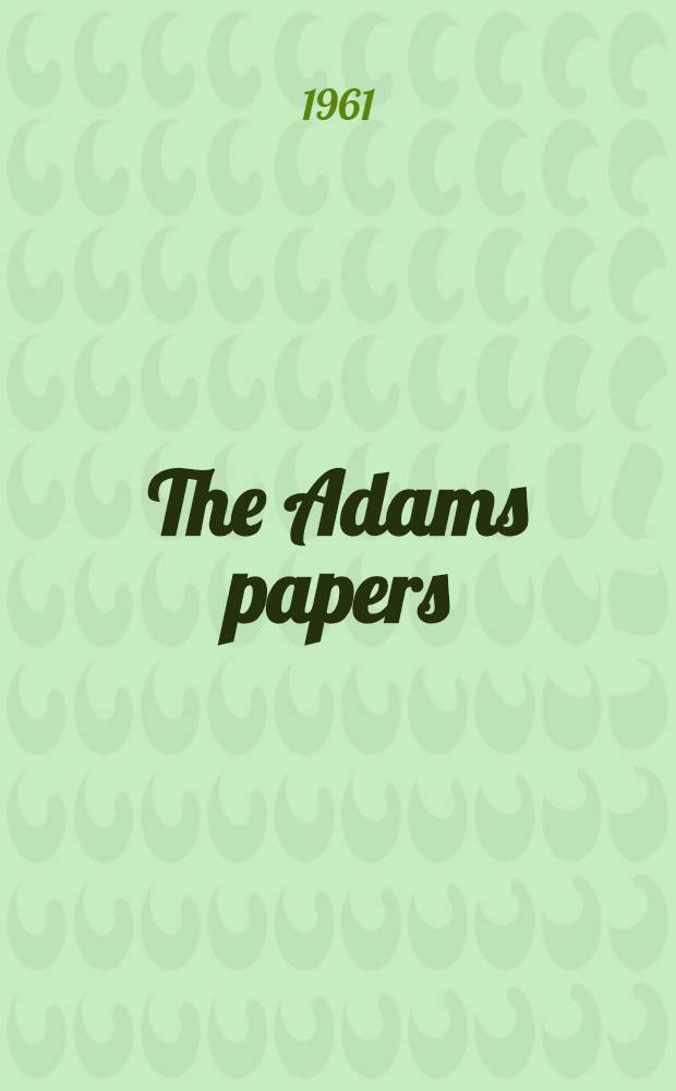 The Adams papers