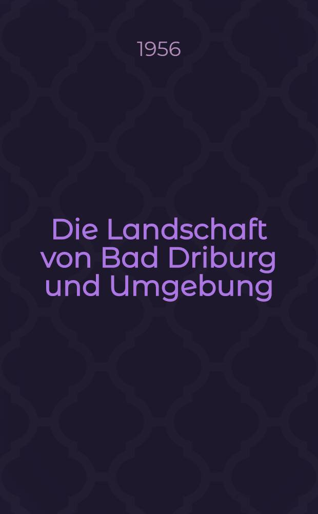 Die Landschaft von Bad Driburg und Umgebung