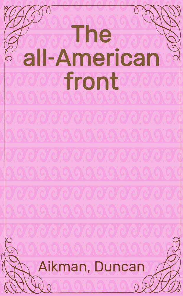 The all-American front