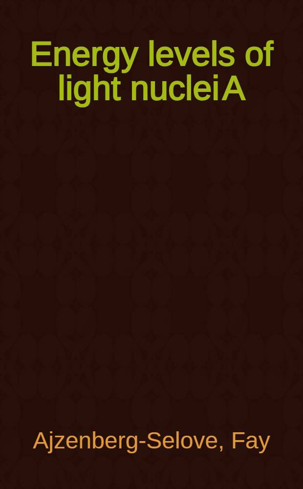 Energy levels of light nuclei A=5-10