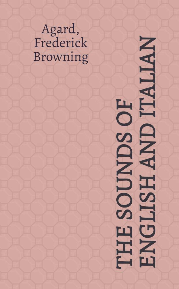 The sounds of English and Italian