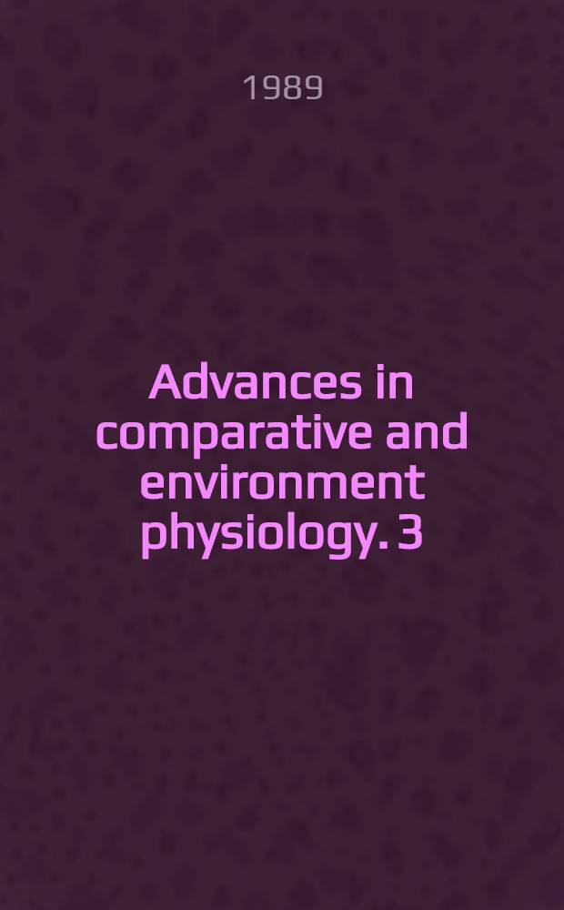 Advances in comparative and environment physiology. 3 : Molecular and cellular basis of social behavior in vertebrates