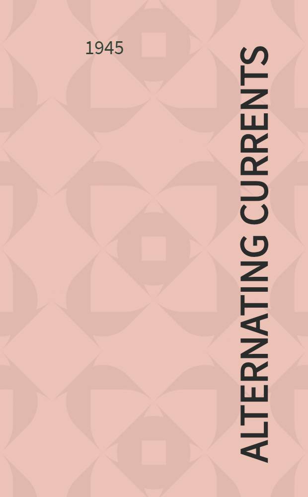Alternating currents