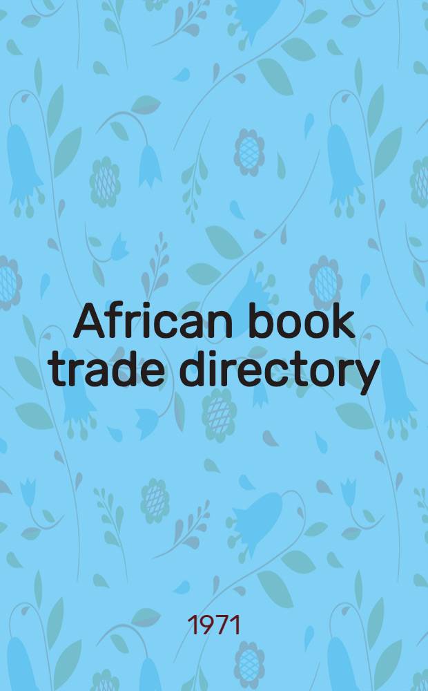African book trade directory