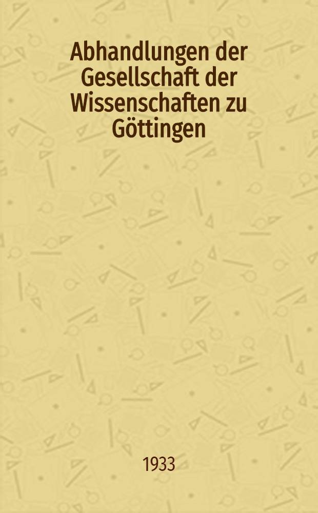 Abhandlungen der Gesellschaft der Wissenschaften zu Göttingen : Philosophisch-historischen Klasse. Folge 3. 1933. № 7 : Eine altfranzösische moralisierende Bearbeitung des Liber demonstruosis hominibus orientis aus Thomas von Cantimpré, De naturis rerum nach der einzigen Handschrift (Paris, Bibl. Nat. Paris)