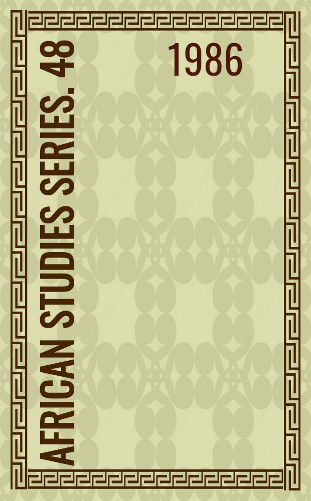 African studies series. 48 : Language and colonial power