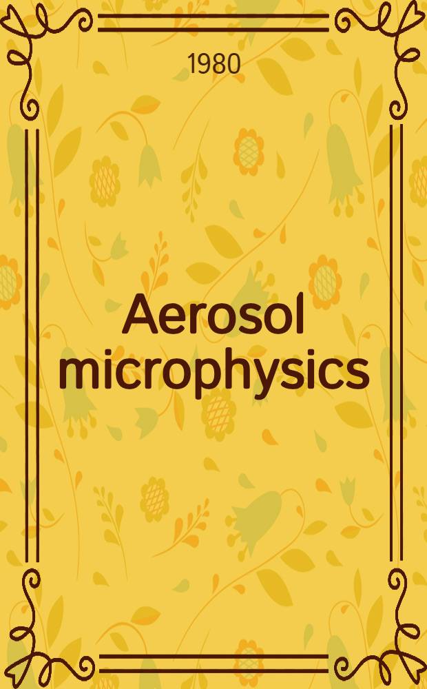 Aerosol microphysics
