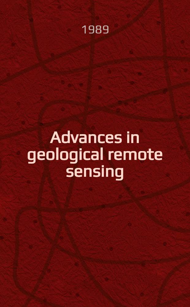 Advances in geological remote sensing