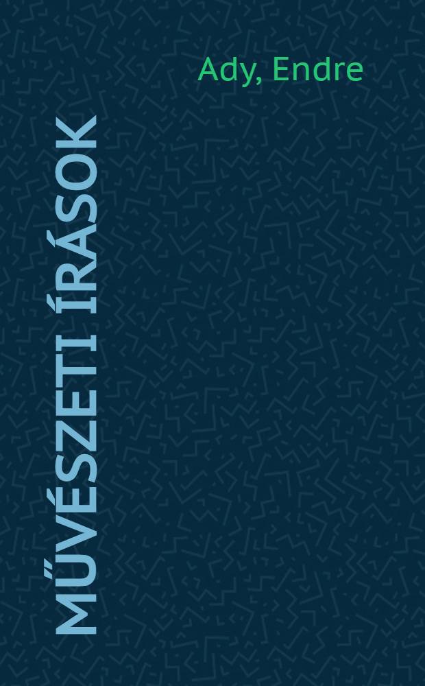 Művészeti írások