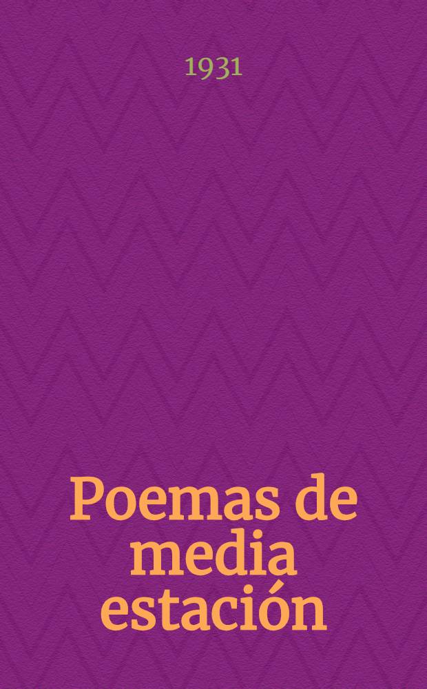Poemas de media estaci&oacute;n