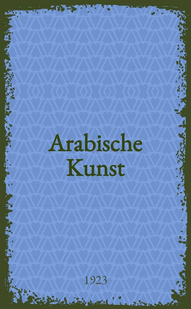 Arabische Kunst