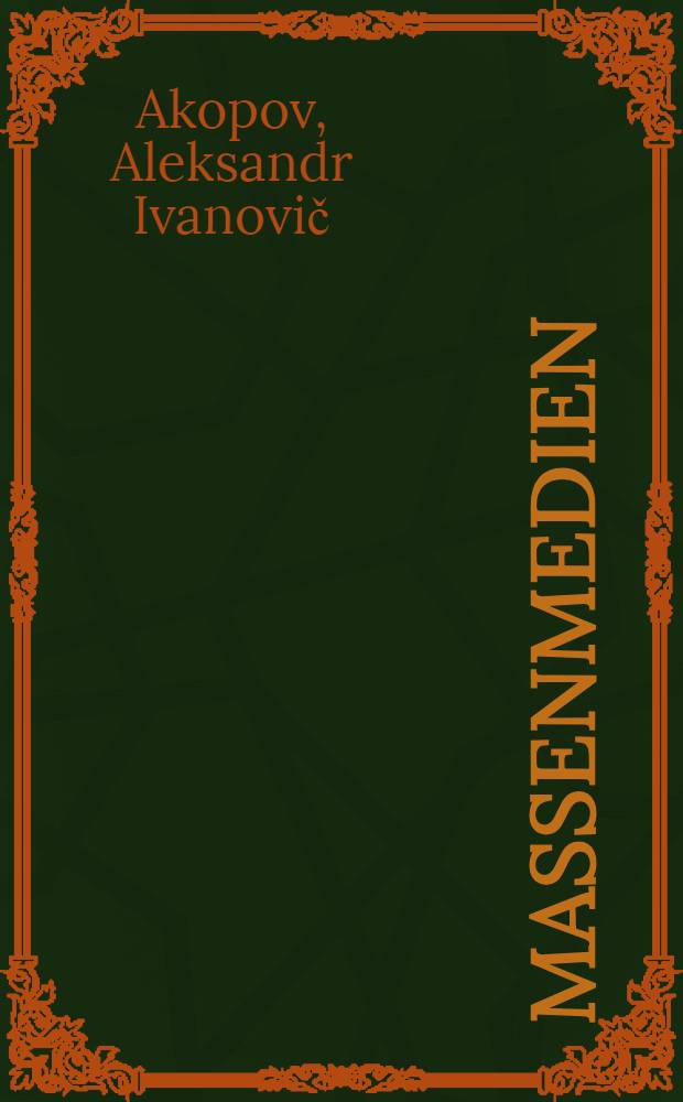 Massenmedien