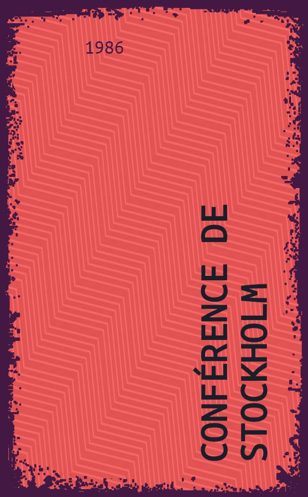 Conférence de Stockholm