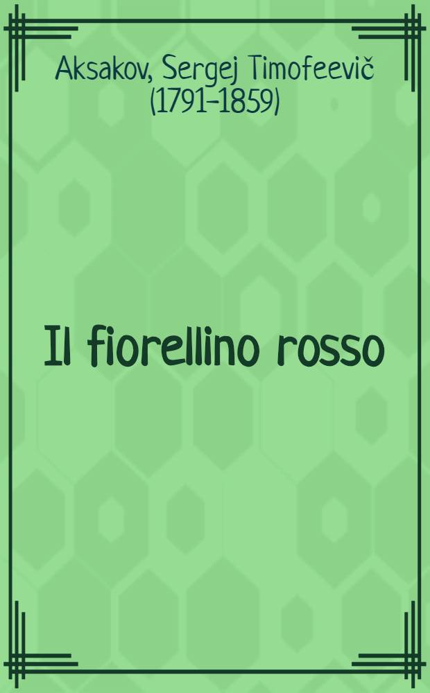 Il fiorellino rosso