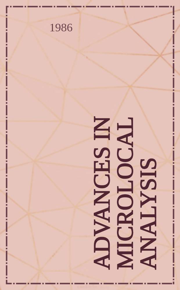 Advances in microlocal analysis