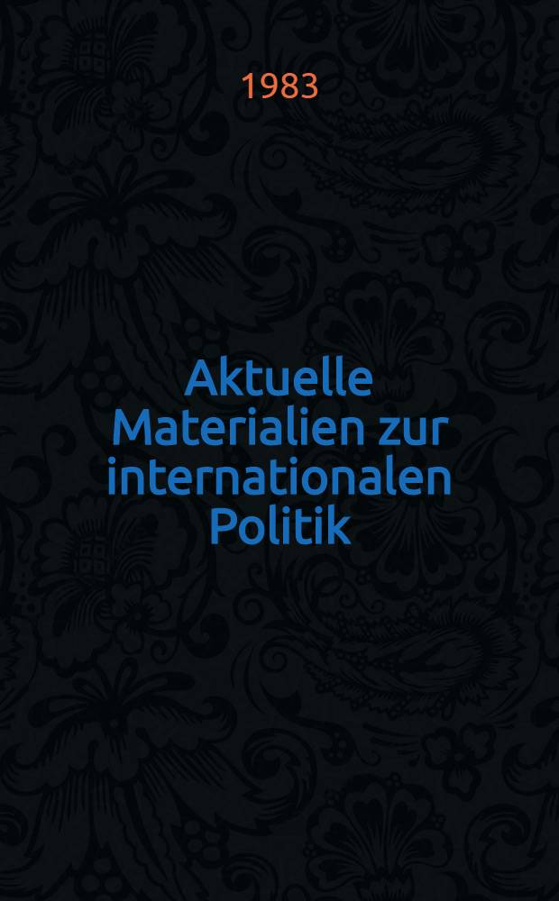 Aktuelle Materialien zur internationalen Politik