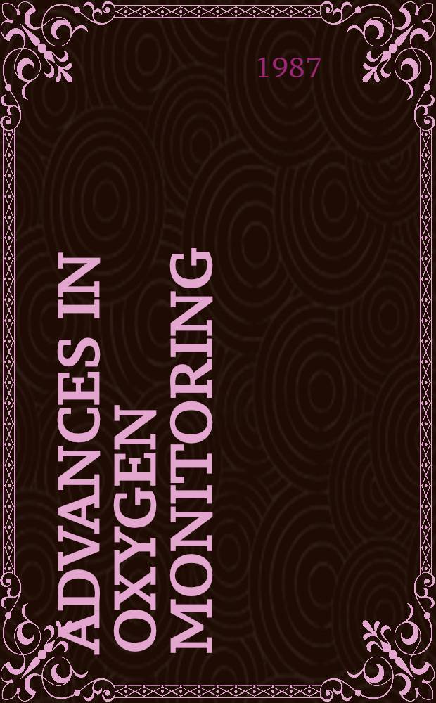 Advances in oxygen monitoring