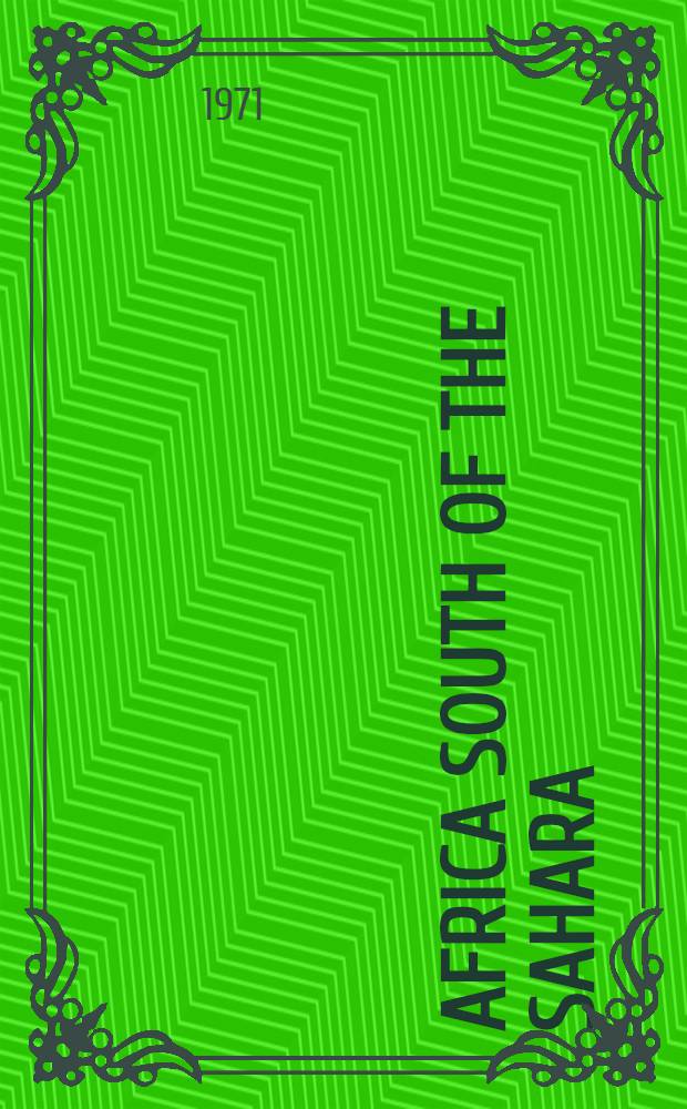 Africa south of the Sahara