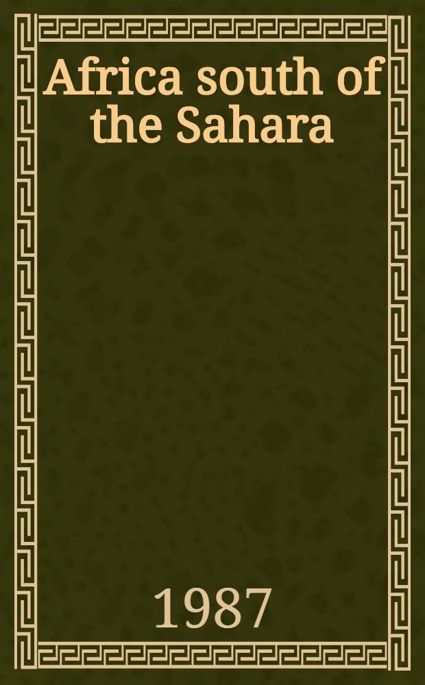 Africa south of the Sahara