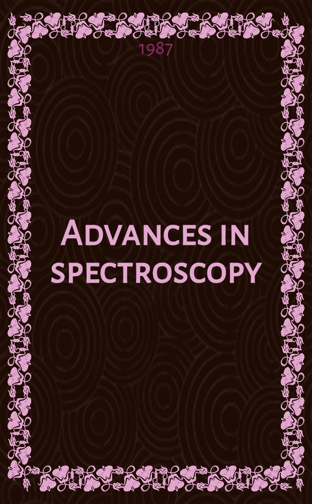 Advances in spectroscopy