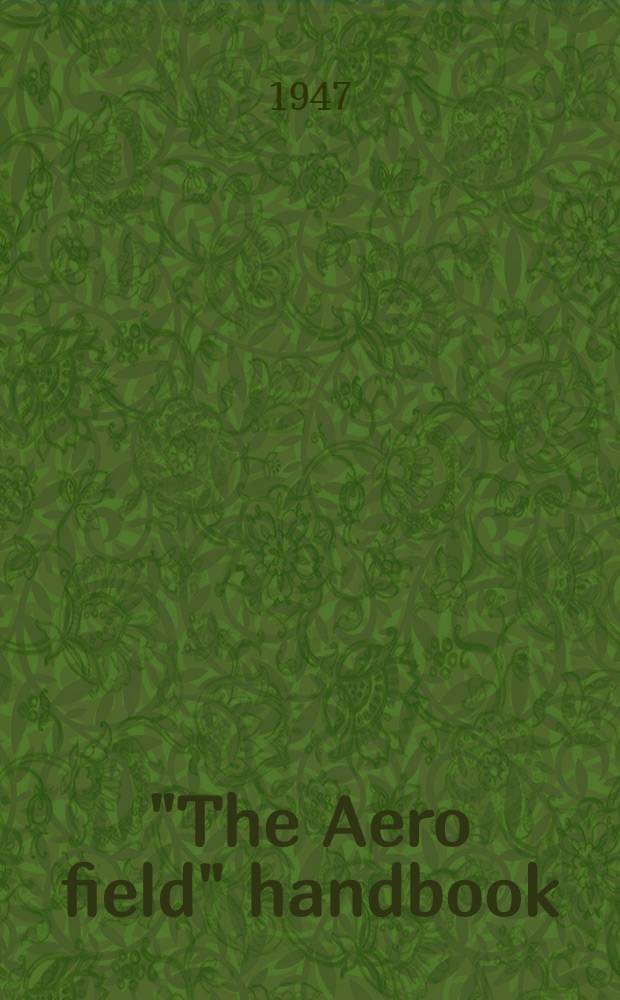 "The Aero field" handbook