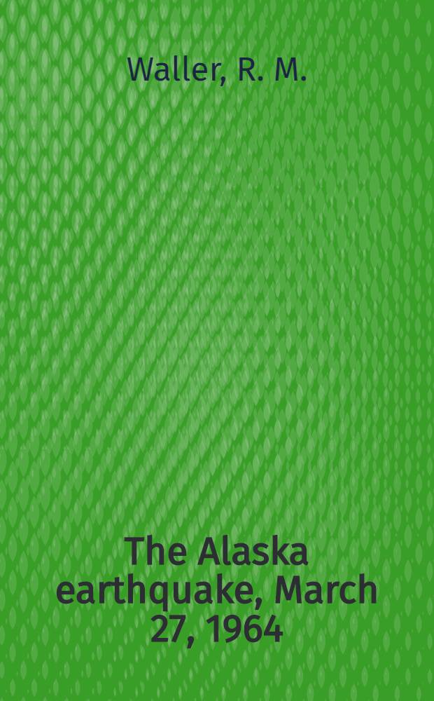 The Alaska earthquake, March 27, 1964 : Effects on communities. [P. 4] : Effects of the earthquake of March 27, 1964 in Homer area, Alaska