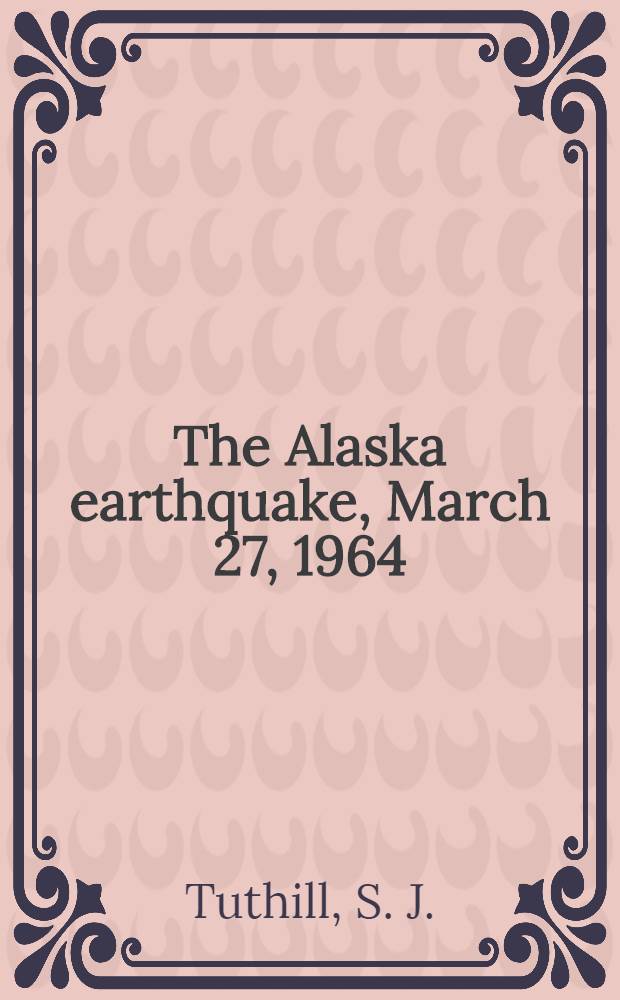 The Alaska earthquake, March 27, 1964 : Regional effects. [P. 2] : Geomorphic effects of the earthquake of March 27, 1964 in the Martin-Bering Rivers area, Alaska