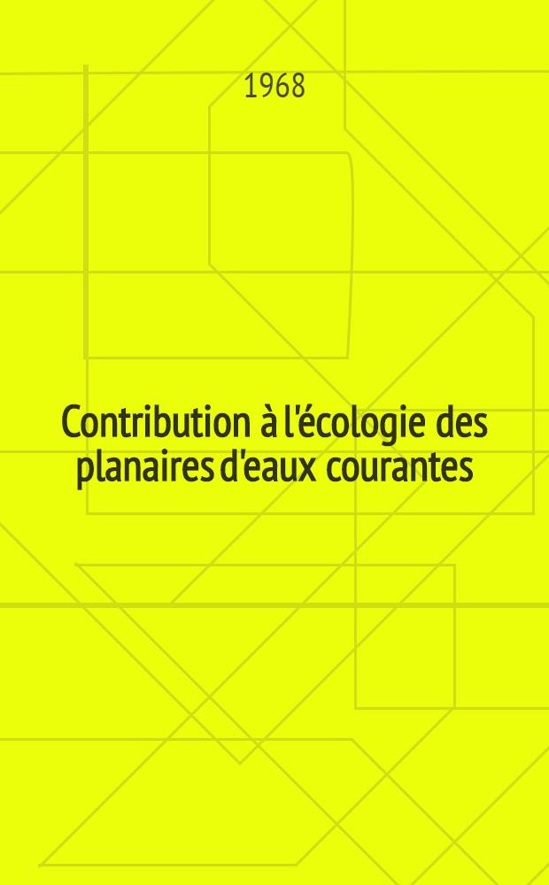 Contribution à l'écologie des planaires d'eaux courantes: Observations en Languedoc méditerranéen: 1-re thèse; Propositions données par la Faculté: Le facteur acidité carbonique: 2-re thèse: thèses présentées à la Faculté des sciences de l'Univ. de Montpellier / par Pierre Alause