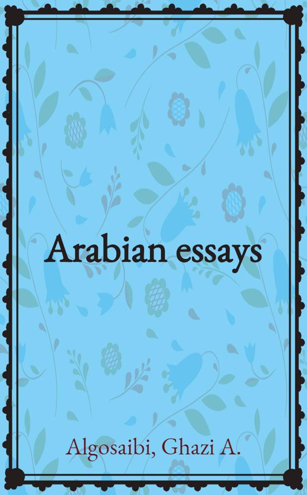 Arabian essays