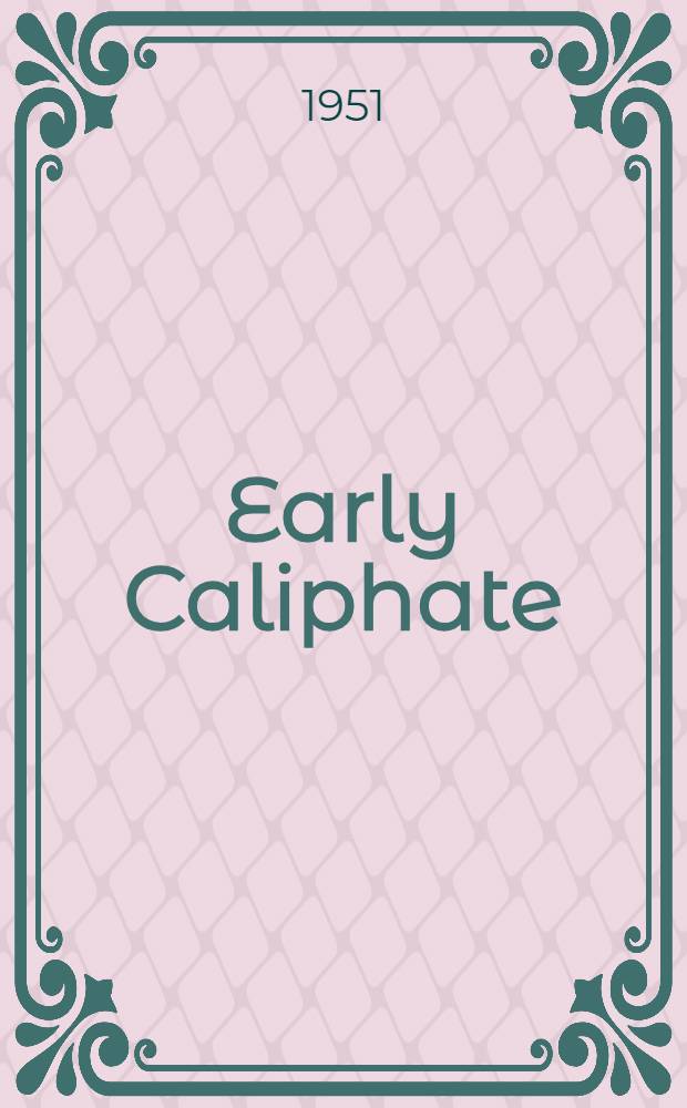 Early Caliphate