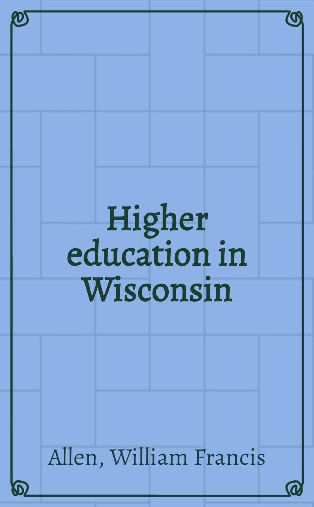 Higher education in Wisconsin