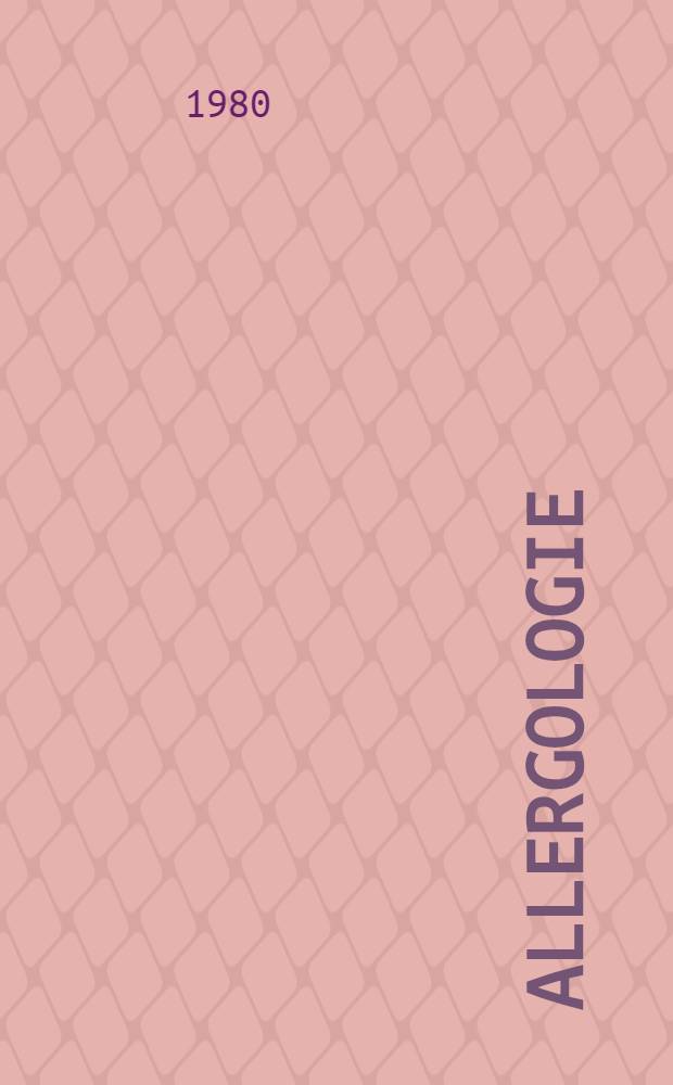 Allergologie