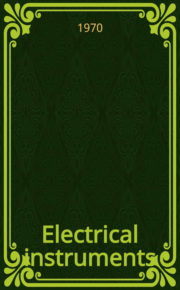 Electrical instruments
