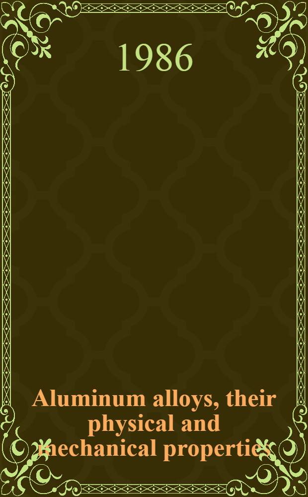 Aluminum alloys, their physical and mechanical properties : papers presented at the International conference held at the University of Virginia, Charlottesville, Virginia, 15-20 June 1986. Vol. 3