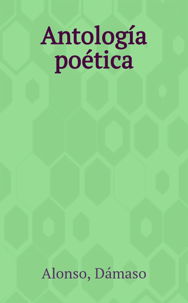 Antología poética