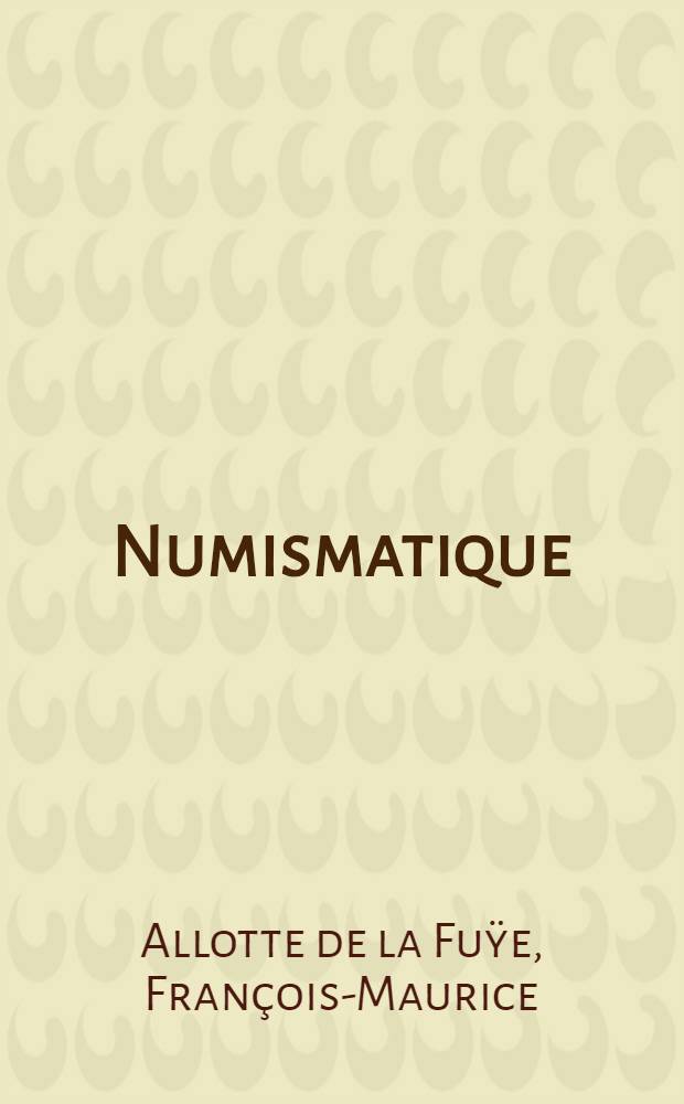 Numismatique