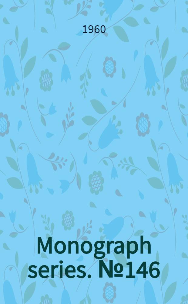 Monograph series. № 146 : Perchlorates