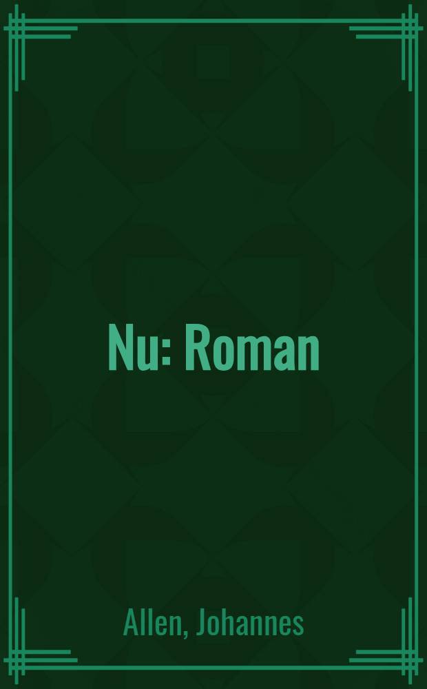 Nu : Roman