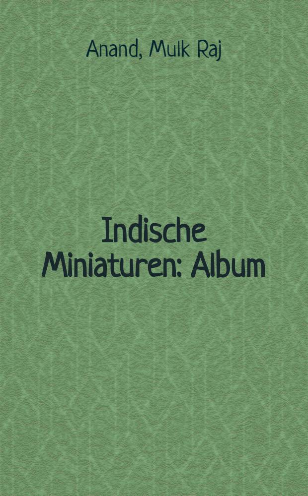 Indische Miniaturen : Album