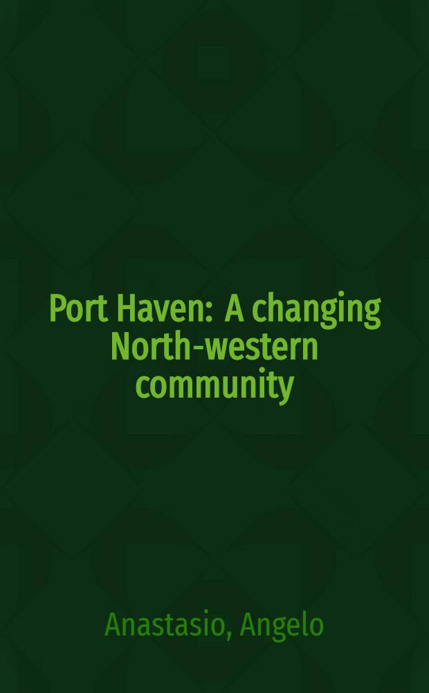 Port Haven : A changing North-western community
