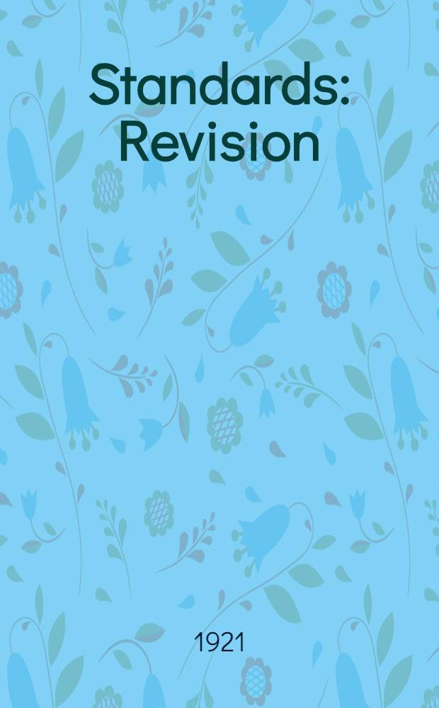 [Standards] : Revision