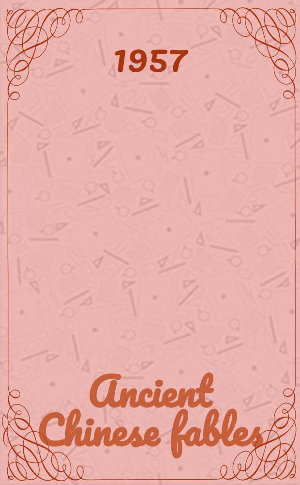 Ancient Chinese fables