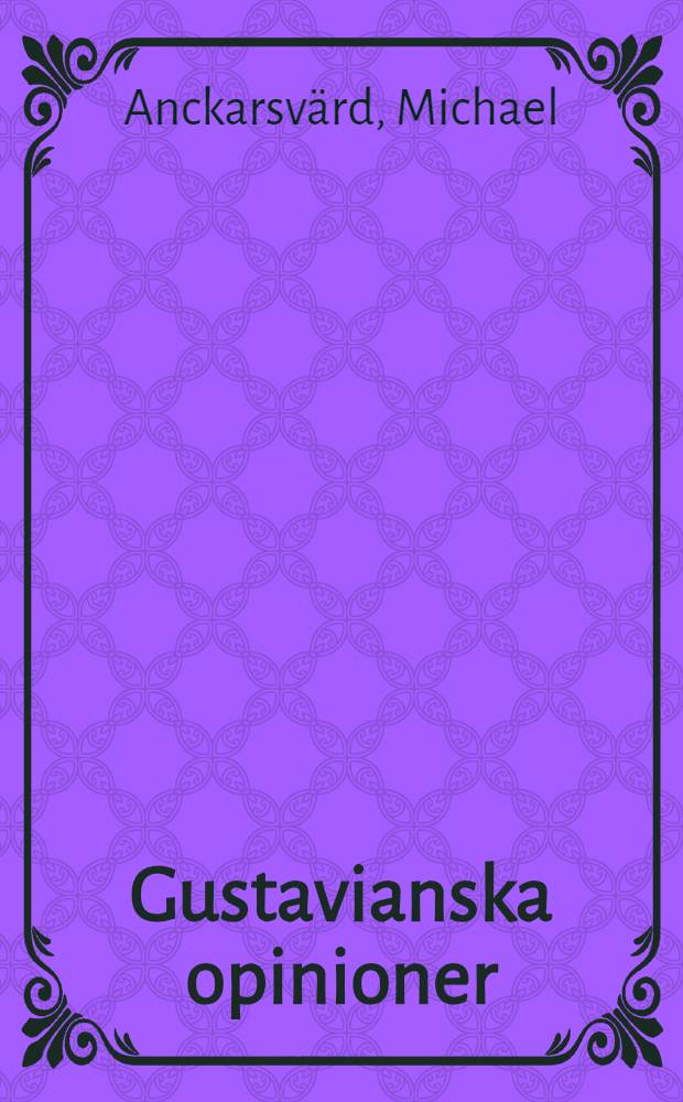 Gustavianska opinioner