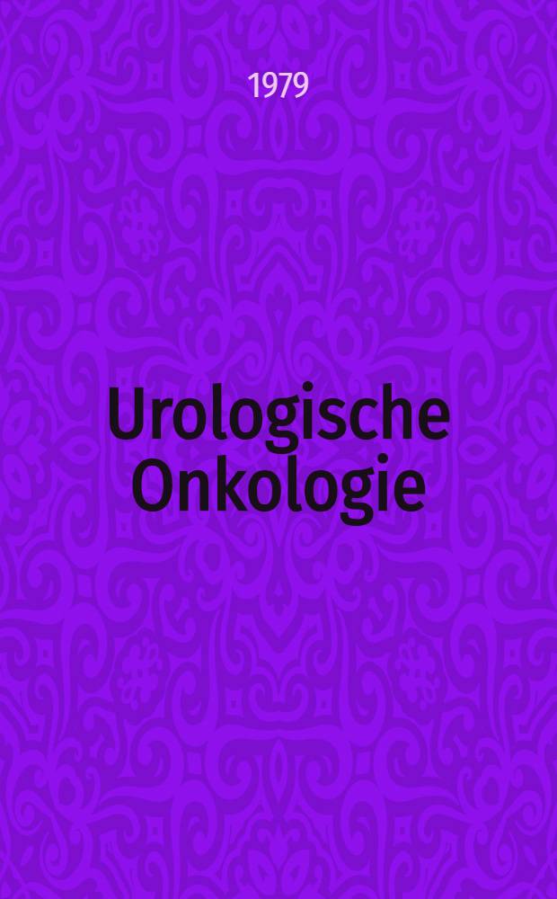 Urologische Onkologie : Radiologische Diagnostik u. Strahlentherapie