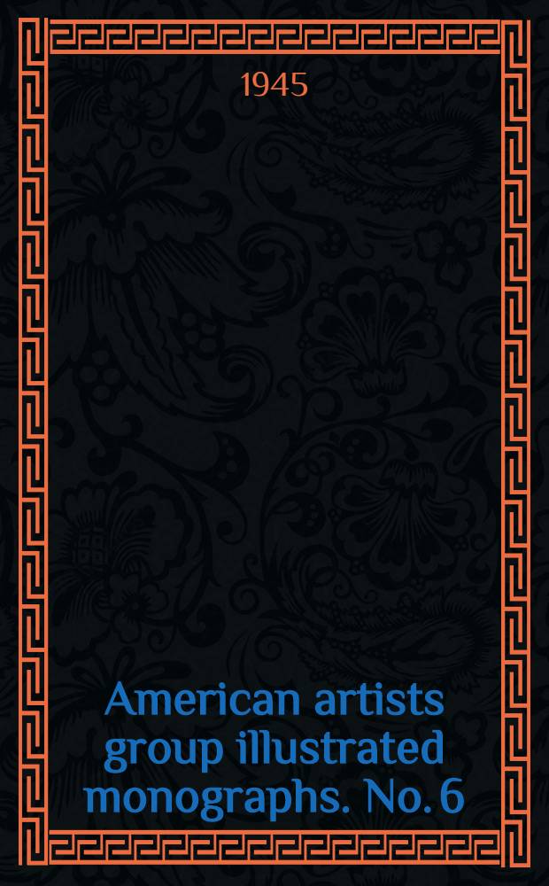 American artists group illustrated monographs. No. 6 : Stuart Davis