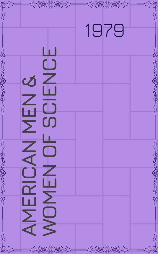 American men & women of science : Phys. a. biol. sciences. Vol. 4 : J - L